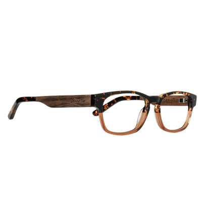7FORTY7 BLUGUARD - Amber Tortoise - Blue Light Glasses - Johnny Fly Eyewear 