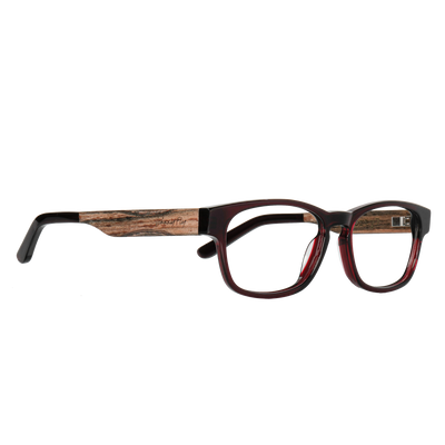 7FORTY7 BLUGUARD - Cabernet - Blue Light Glasses - Johnny Fly Eyewear 