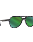 Johnny Fly Apache 8-Bit / Green Reflect Polarized Sunglasses | 
