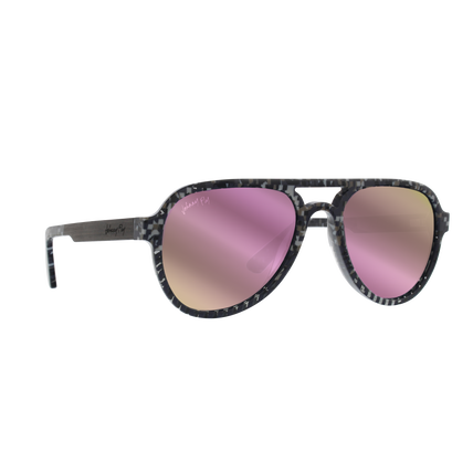Johnny Fly Apache 8-Bit / Rose Gold Reflect Polarized Sunglasses | #color_8-bit