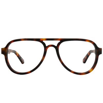 APACHE BLUGARD - Matte Classic Tortoise - Blue Light Glasses - Johnny Fly Eyewear 