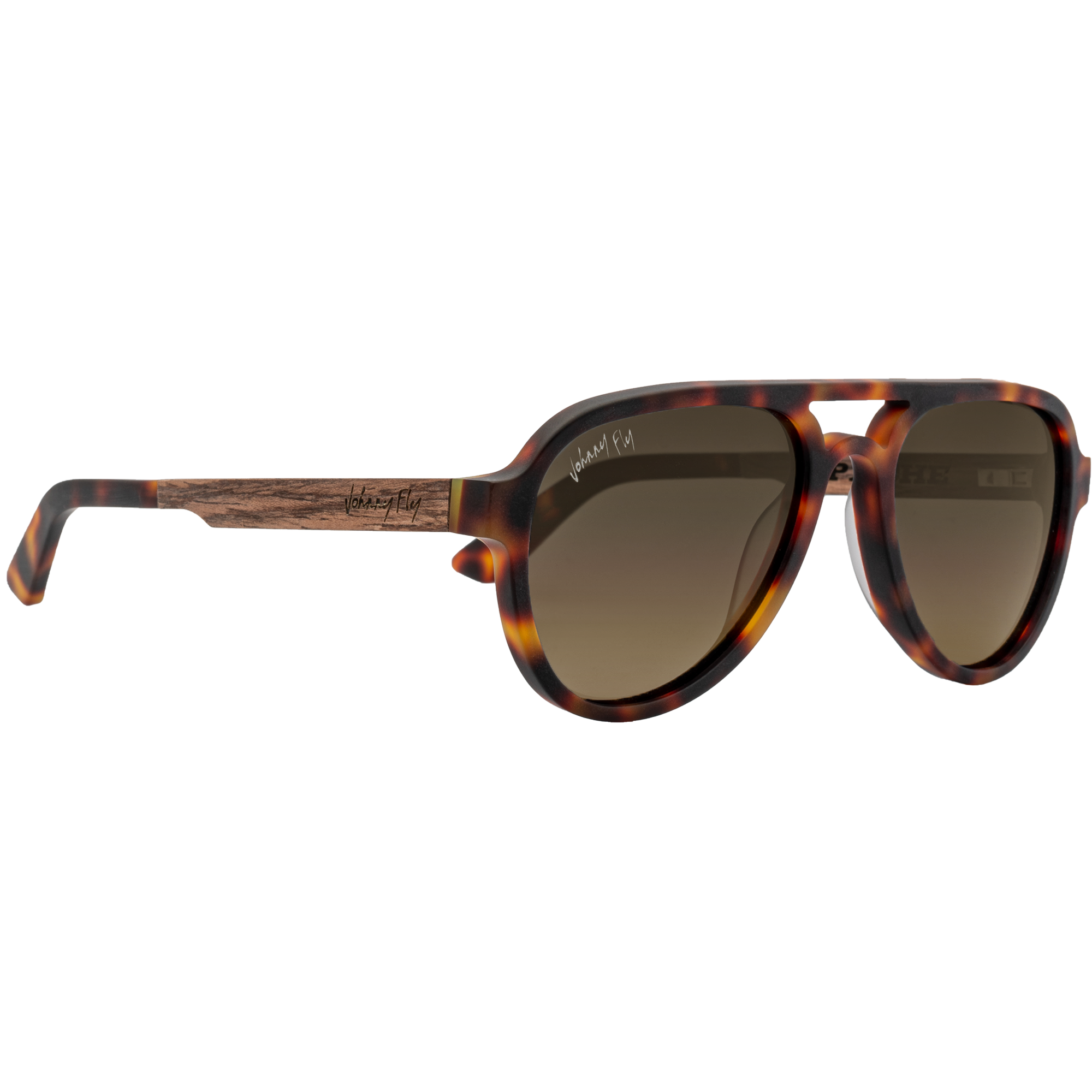Apache Polarized Sunglasses by Johnny Fly | #color_matte-classic-tortoise