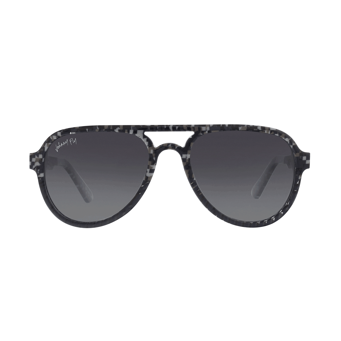 Johnny Fly Apache 8-Bit / Smoke Gradient Polarized Sunglasses | 