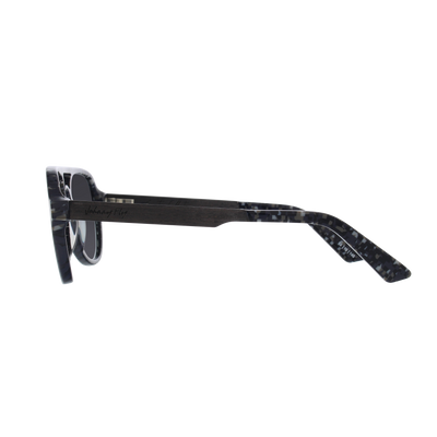 Johnny Fly Apache 8-Bit / Smoke Gradient Polarized Sunglasses | #color_8-bit