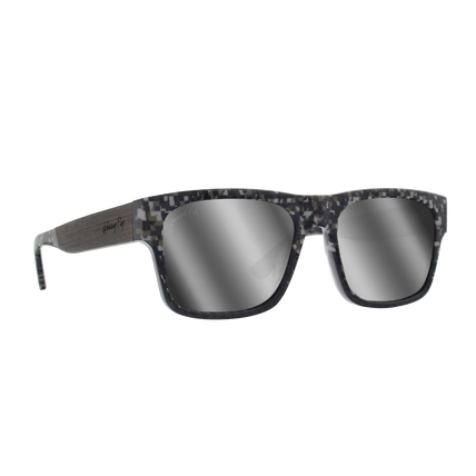 Johnny Fly Arrow 8-Bit / Black Flash Polarized Sunglasses | #color_8-bit