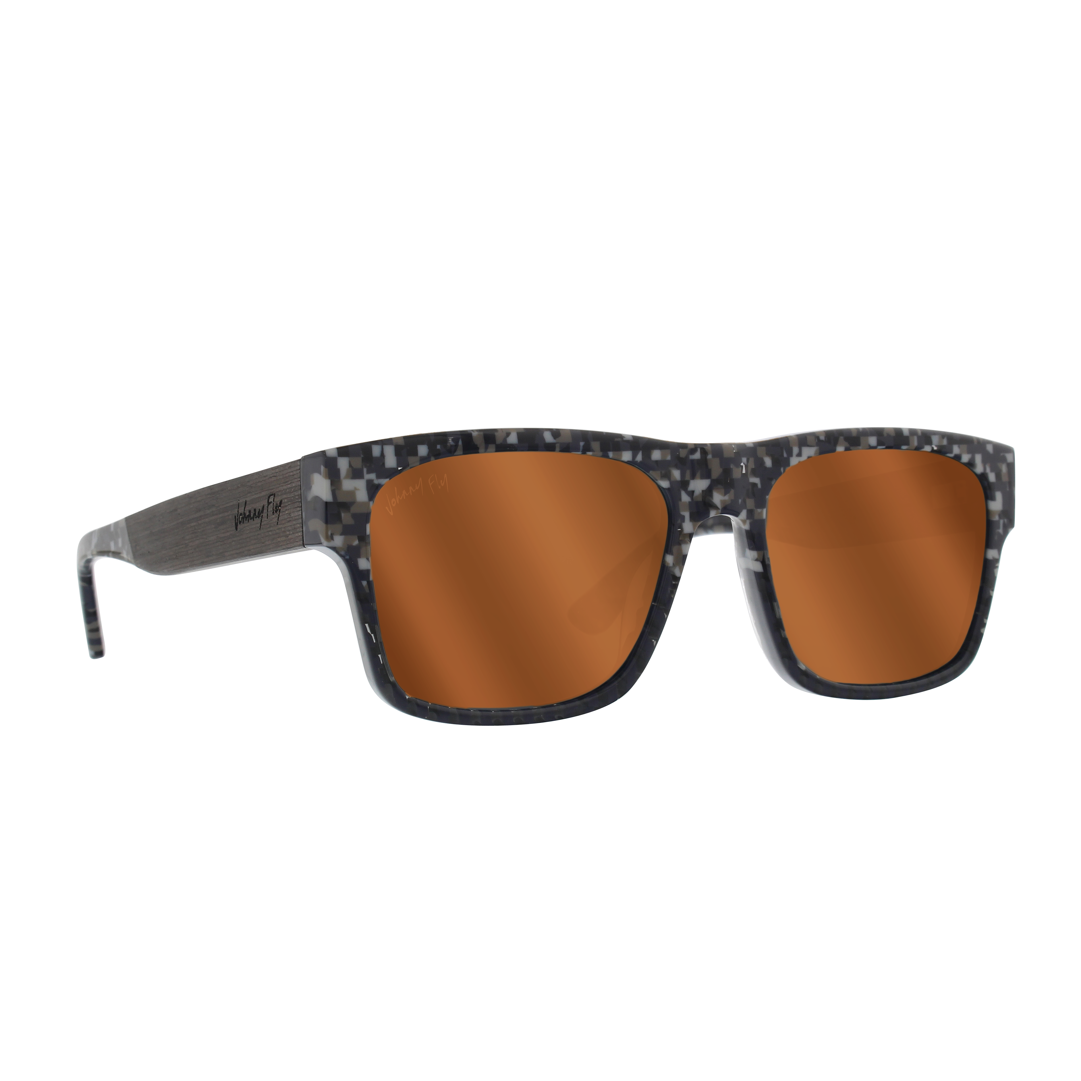 Johnny Fly Arrow 8-Bit / Copper Reflect Polarized Sunglasses | #color_8-bit