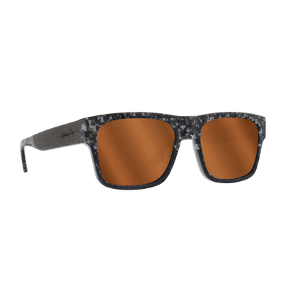 Johnny Fly Arrow 8-Bit / Copper Reflect Polarized Sunglasses | #color_8-bit