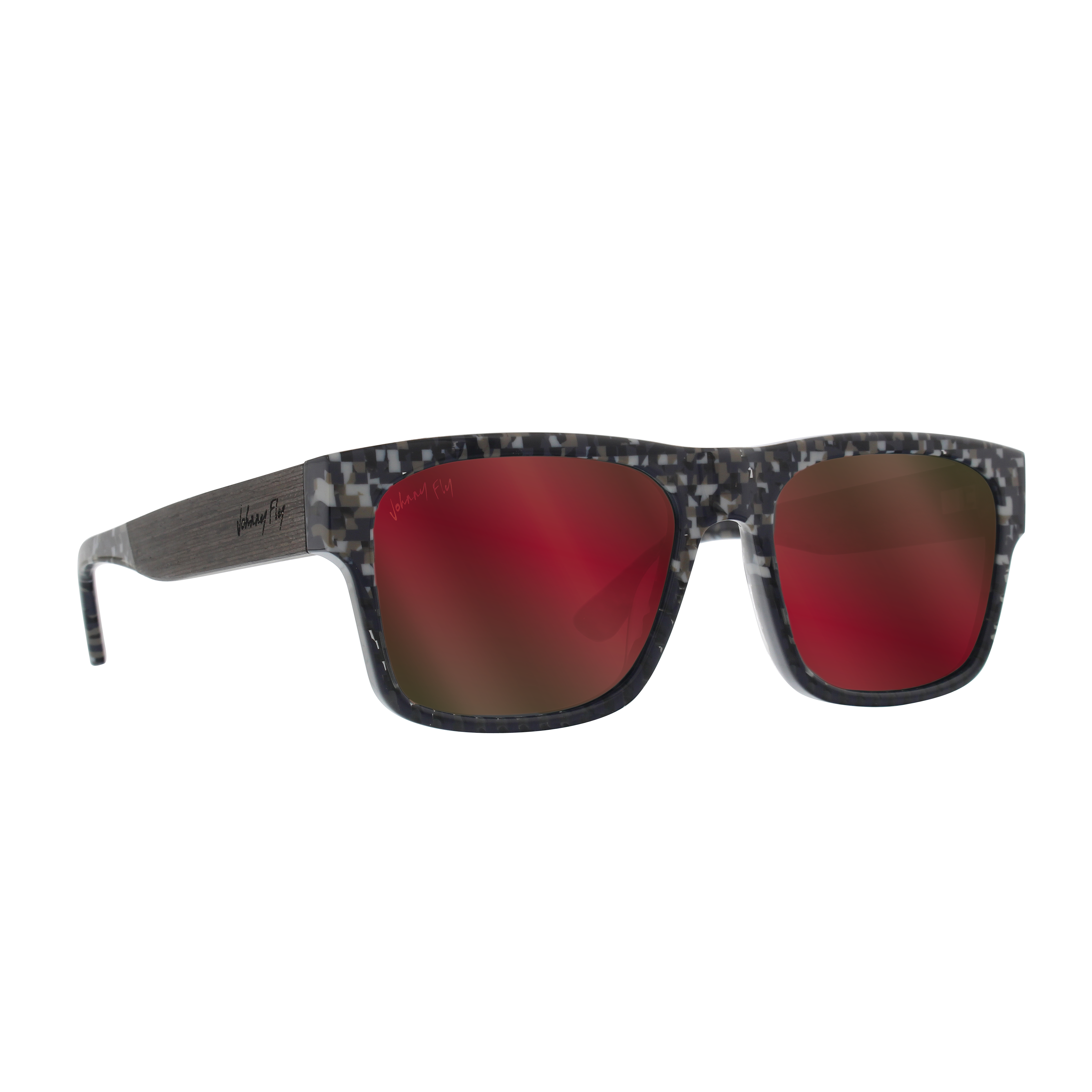 Johnny Fly Arrow 8-Bit / Ruby Flash Polarized Sunglasses | 