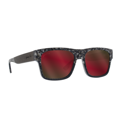 Johnny Fly Arrow 8-Bit / Ruby Flash Polarized Sunglasses | 