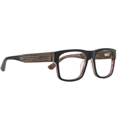 ARROW Frame - Layered Black - Eyeglasses Frame - Johnny Fly Eyewear 