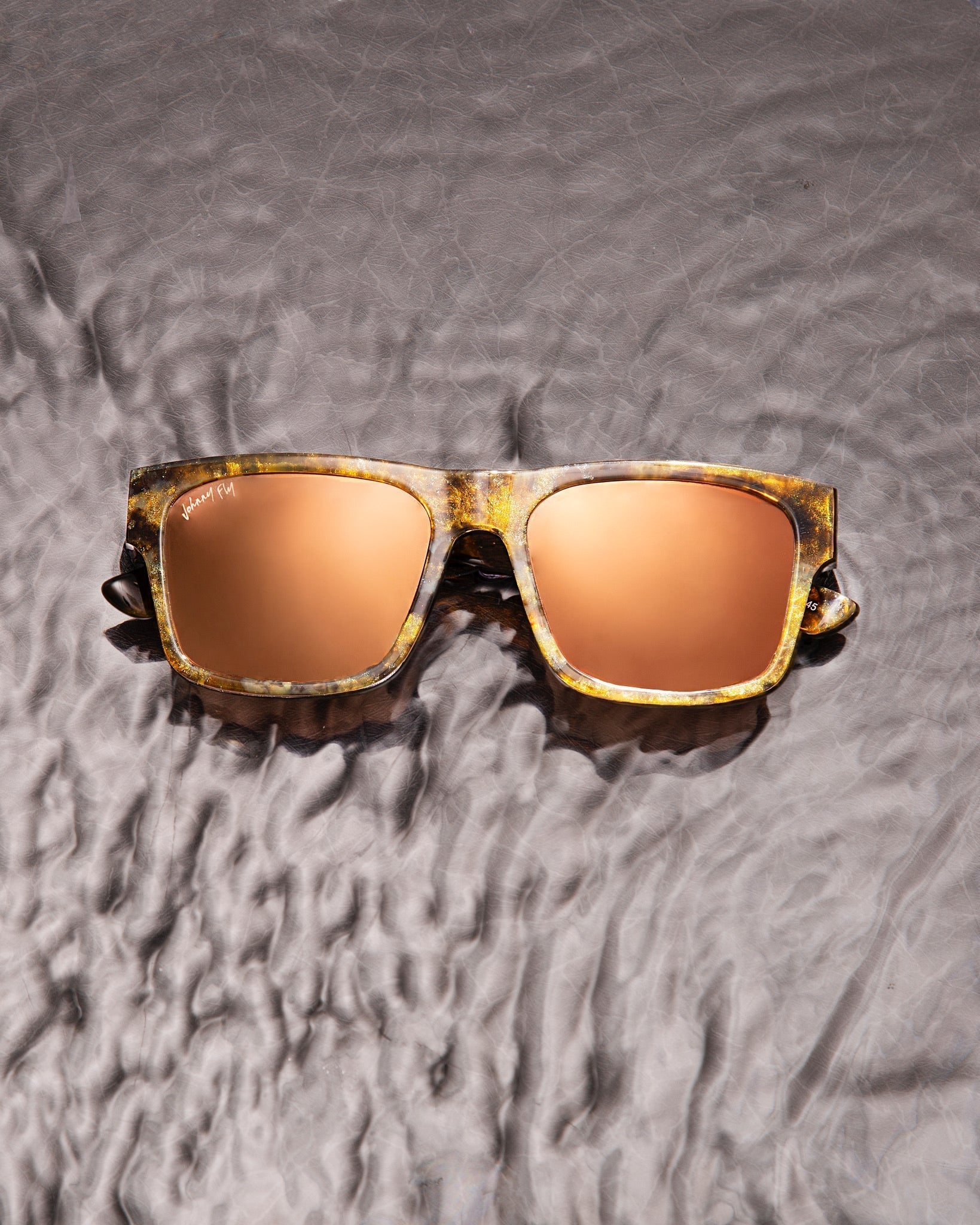 Johnny Fly Polarized Sunglasses Arrow / Mars Copper Lens | 