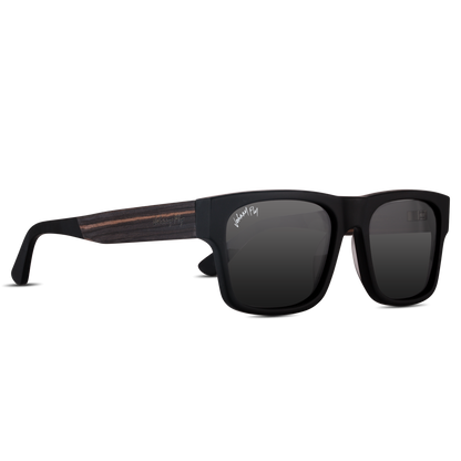 ARROW - Matte Black - Sunglasses - Johnny Fly Eyewear | 