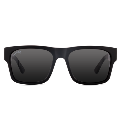 ARROW - Matte Black - Sunglasses - Johnny Fly Eyewear | 