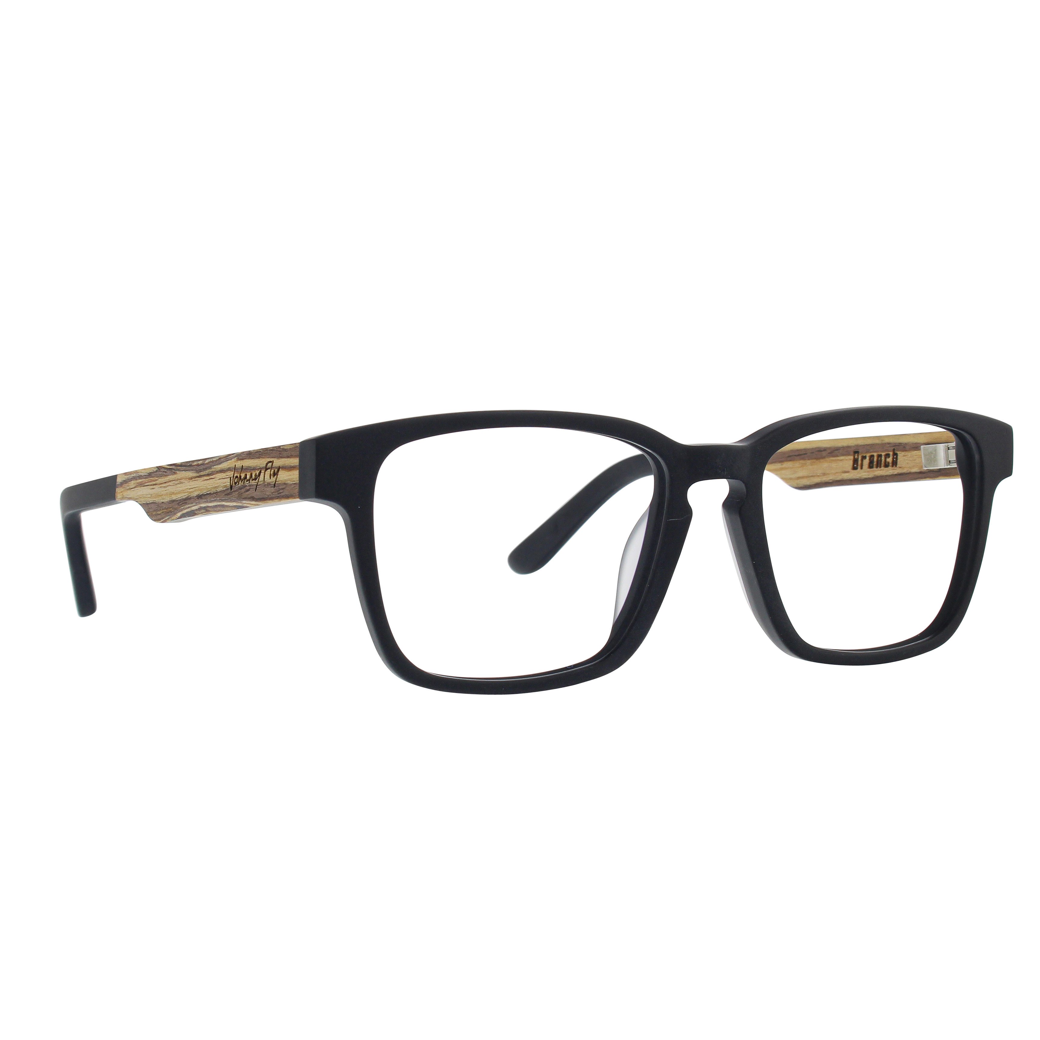 BRANCH BLUGUARD - Matte Black - Blue Light Glasses - Johnny Fly Eyewear #color_matte-black