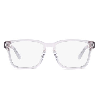 BRANCH BLUGARD  - Crystal Clear - Blue Light Reader - Johnny Fly Eyewear #color_crystal-clear