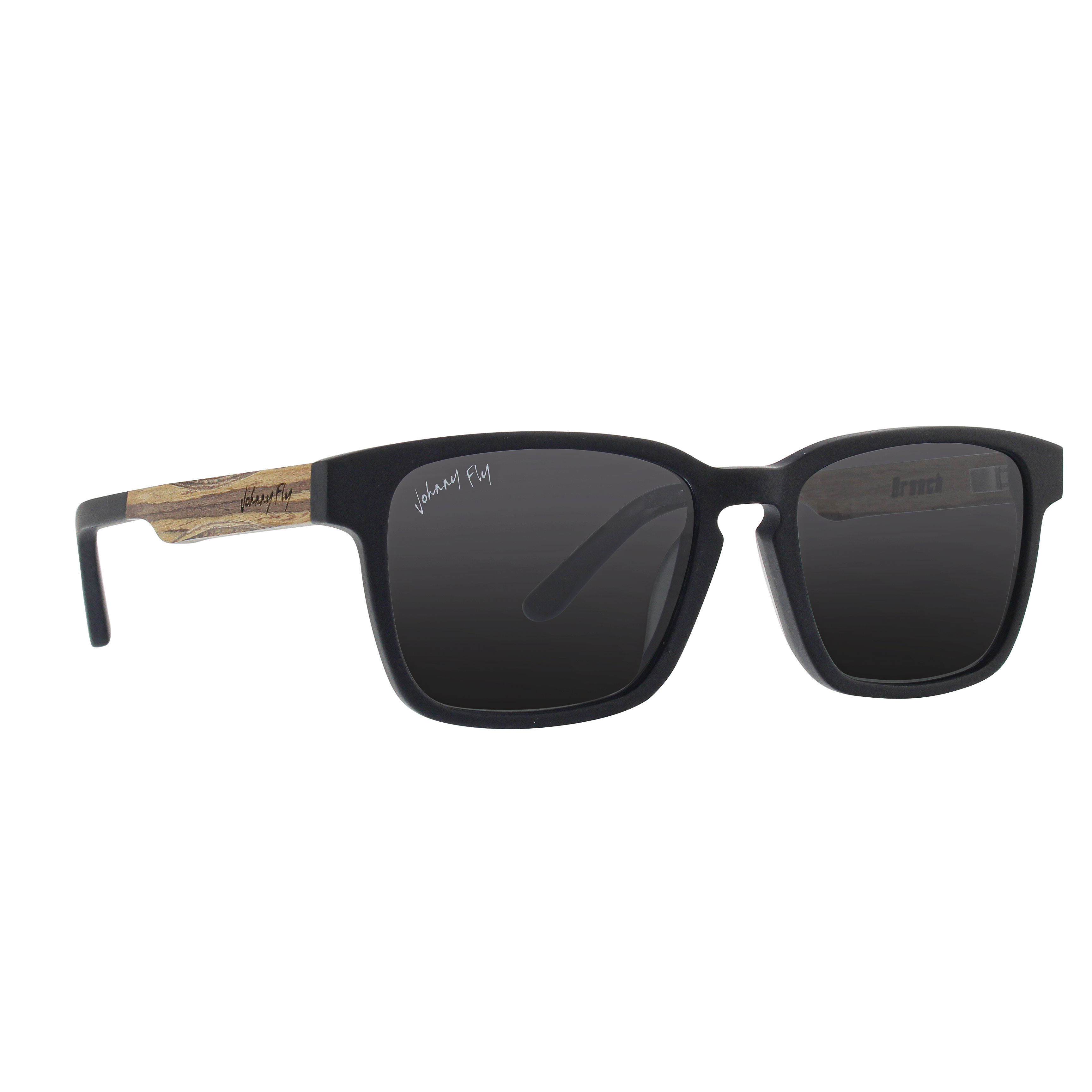 BRANCH - Matte Black - Sunglasses - Johnny Fly Eyewear | #color_matte-black