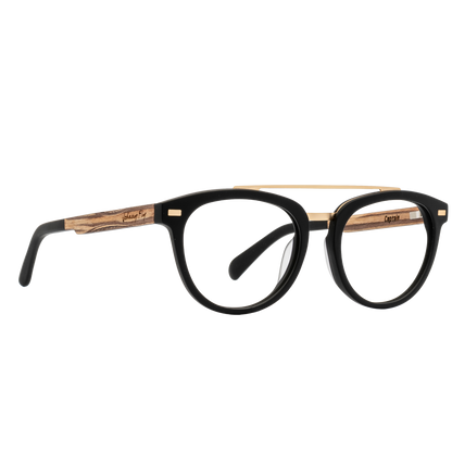 CAPTAIN Frame - Matte Black - Eyeglasses Frame - Johnny Fly Eyewear 