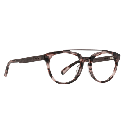 CAPTAIN Frame - Rose Tortoise - Eyeglasses Frame - Johnny Fly Eyewear 