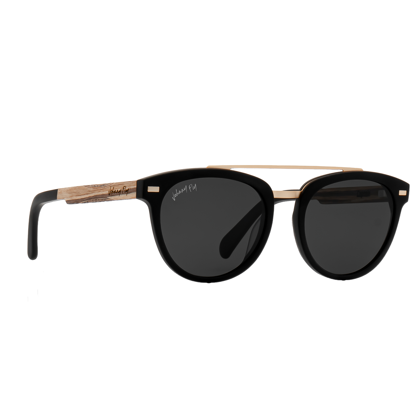 CAPTAIN - Matte Black - Sunglasses - Johnny Fly Eyewear | #color_matte-black