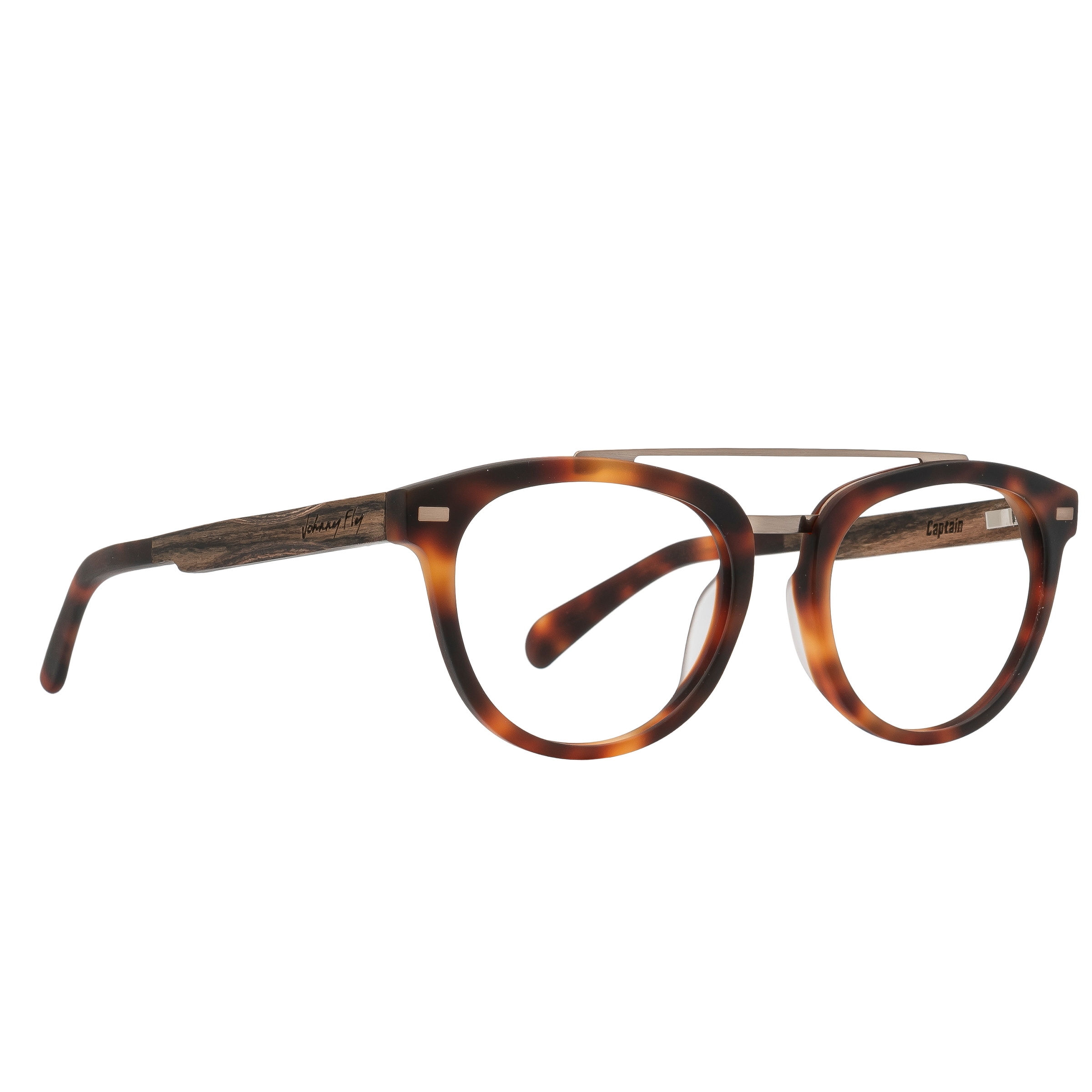 CAPTAIN Frame - Matte Classic Tortoise - Eyeglasses Frame - Johnny Fly Eyewear | 