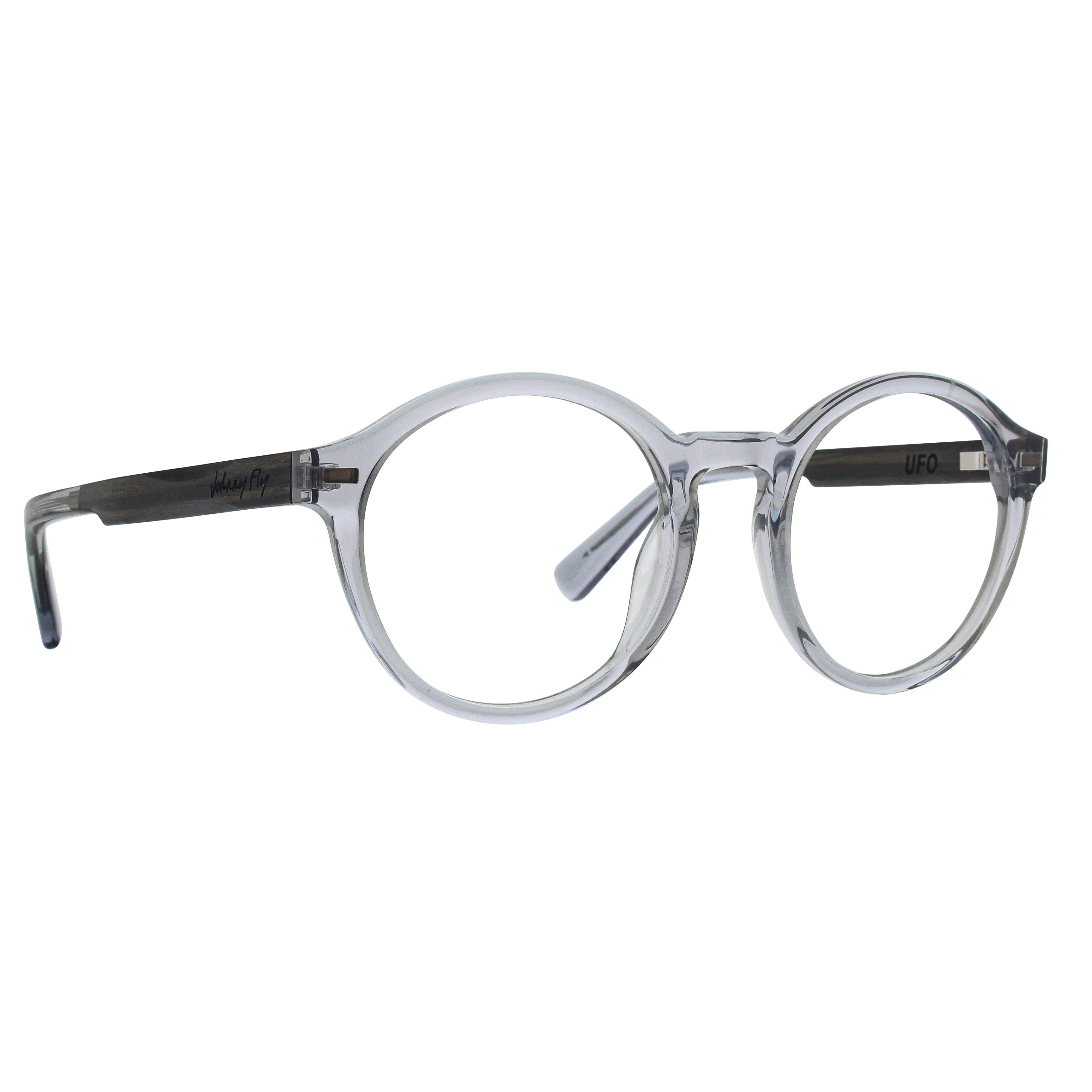 UFO Frame - Tinted Crystal - Eyeglasses Frame - Johnny Fly Eyewear | #color_tinted-crystal