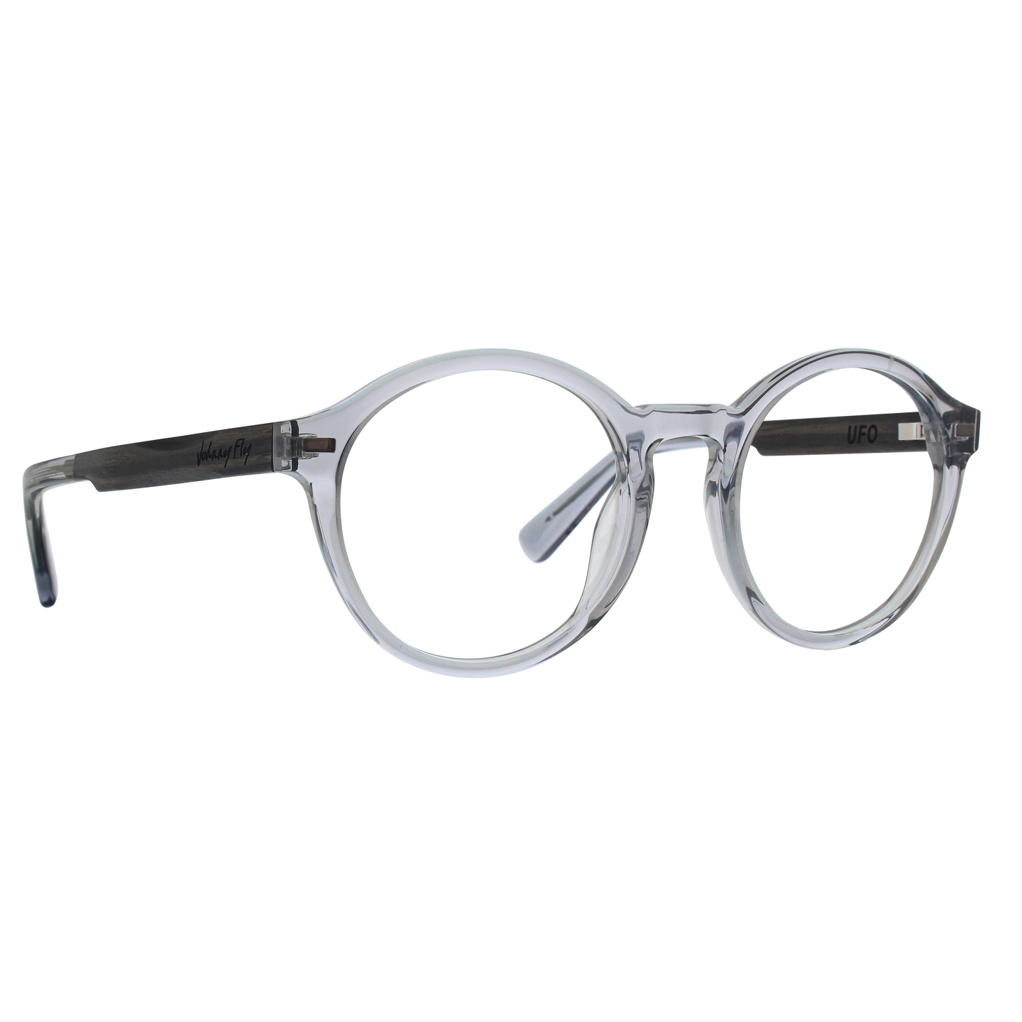 UFO Frame - Tinted Crystal - Eyeglasses Frame - Johnny Fly Eyewear | #color_tinted-crystal