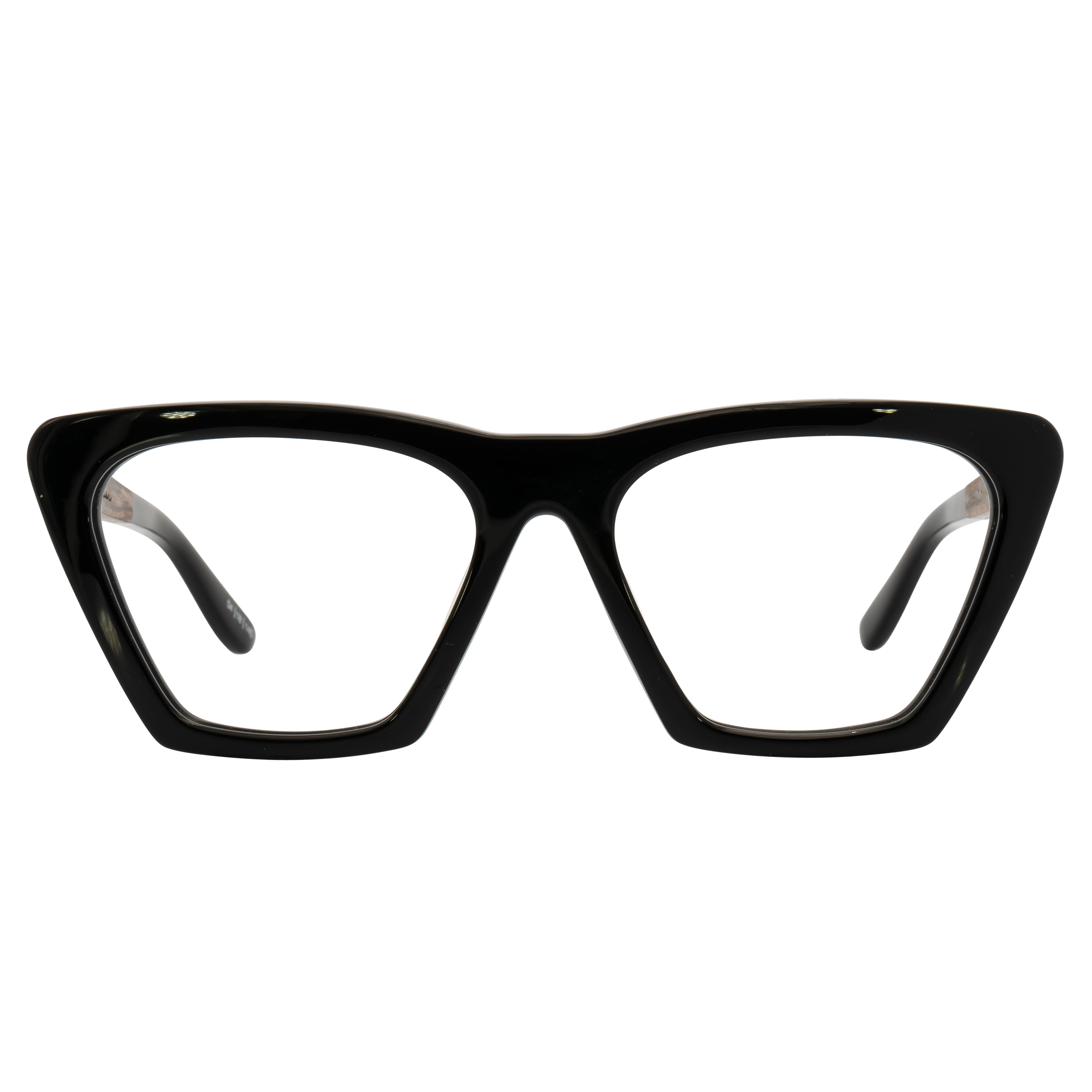 FIGURE Frame - Gloss Black - Eyeglasses Frame - Johnny Fly Eyewear 