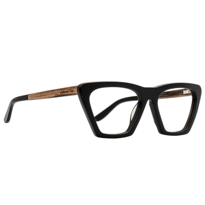 FIGURE Frame - Gloss Black - Eyeglasses Frame - Johnny Fly Eyewear 