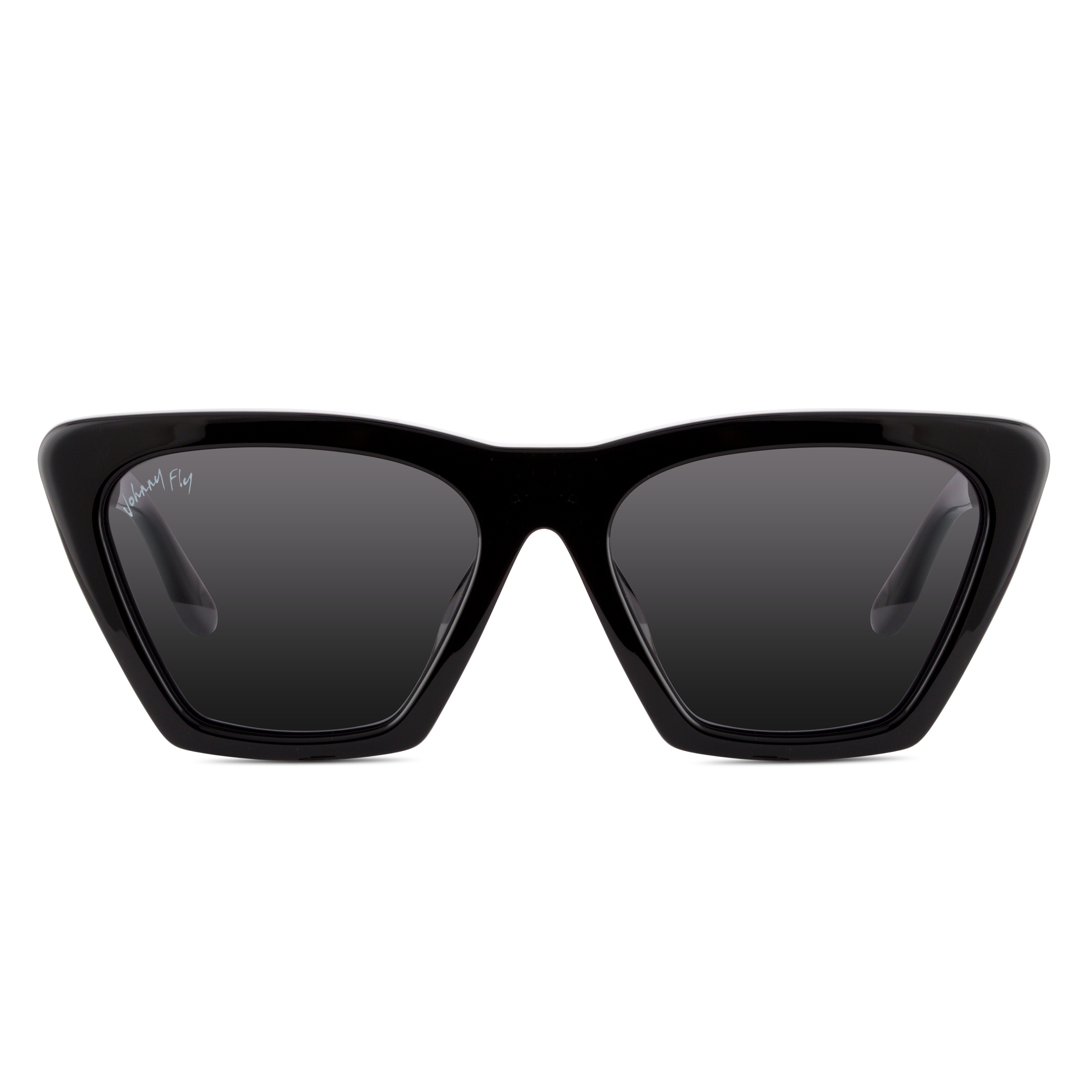 FIGURE - Gloss Black - Sunglasses - Johnny Fly Eyewear | #color_gloss-black