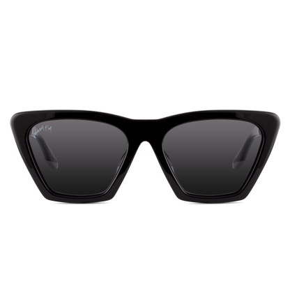 FIGURE - Gloss Black - Sunglasses - Johnny Fly Eyewear | 