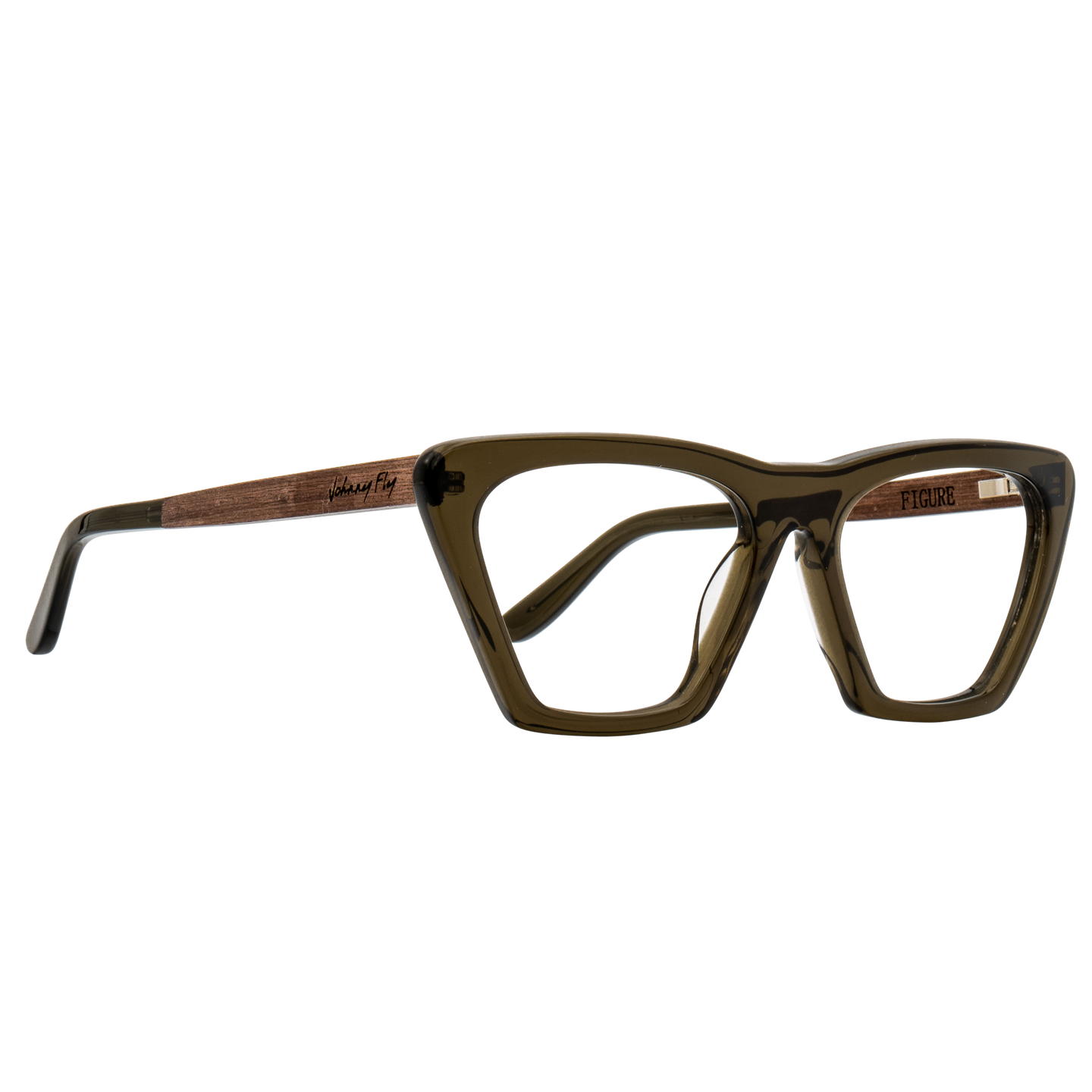 FIGURE BLUGUARD - Olive - Blue Light Glasses - Johnny Fly Eyewear | #color_olive
