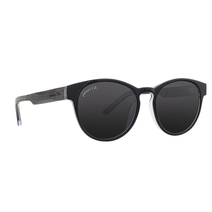 Flight - Johnny Fly - Black Crystal - Smoke Polarized - Sunglasses | 