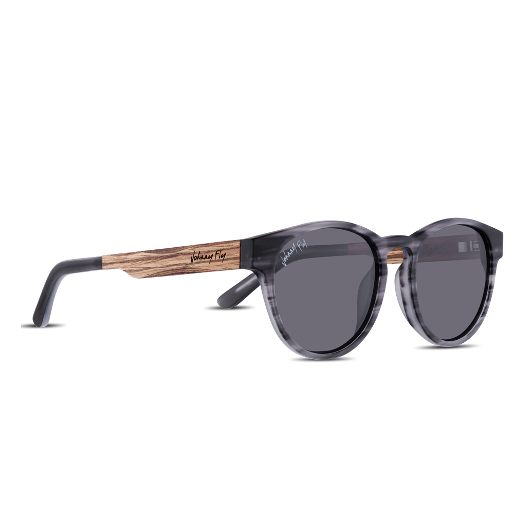 Flight - Johnny Fly - Marble Grey - Smoke Polarized - Sunglasses | #color_marble-grey