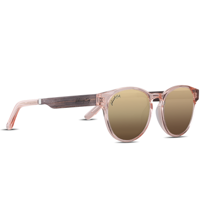 Flight - Johnny Fly - Rose - Gold Gradient Reflect Polarized - Sunglasses | 