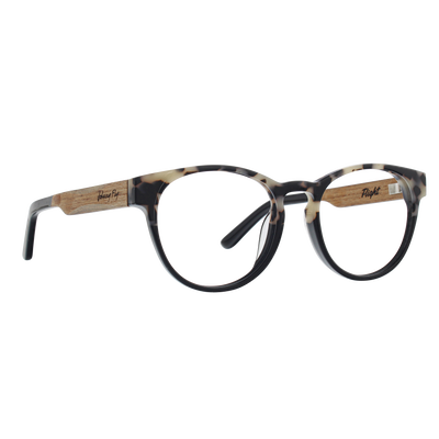 FLIGHT Frame - Split White Tortoise - Eyeglasses Frame - Johnny Fly Eyewear | #color_split-white-tortoise