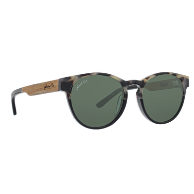 Flight - Johnny Fly - Split White Tortoise - G15 Polarized - Sunglasses | #color_split-white-tortoise