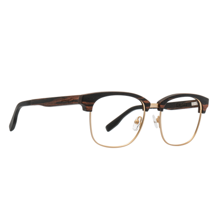 HUGHES Frame - Gold - Eyeglasses Frame - Johnny Fly Eyewear | 