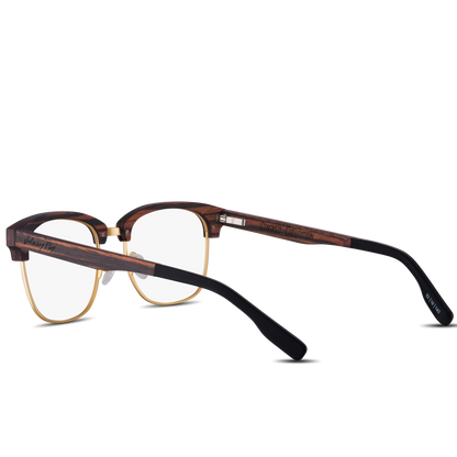 HUGHES Frame - Gold - Eyeglasses Frame - Johnny Fly Eyewear | 