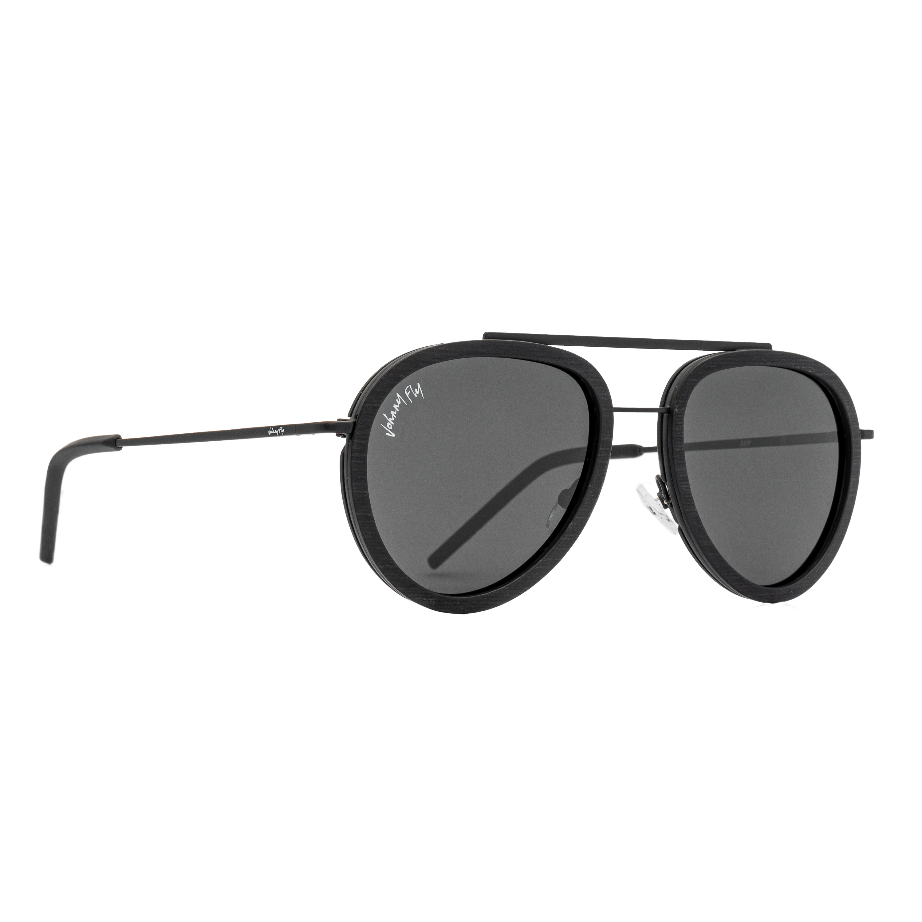 KIRK - Black - Sunglasses - Johnny Fly Eyewear | #color_black
