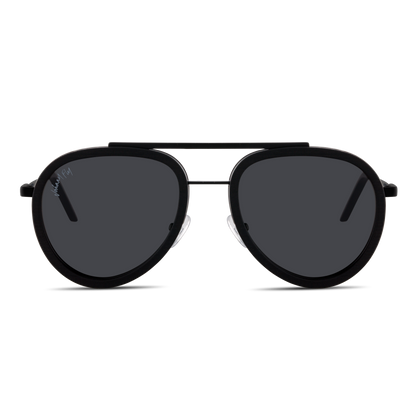 KIRK - Black - Sunglasses - Johnny Fly Eyewear | 