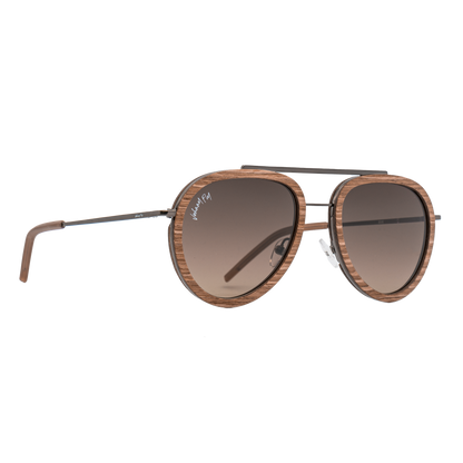 KIRK - Polished Gunmetal - Sunglasses - Johnny Fly Eyewear | 