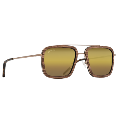 LAFORGE - Brushed Gold - Sunglasses - Johnny Fly Eyewear | #color_brushed-gold