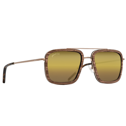 LAFORGE - Brushed Gold - Sunglasses - Johnny Fly Eyewear | 