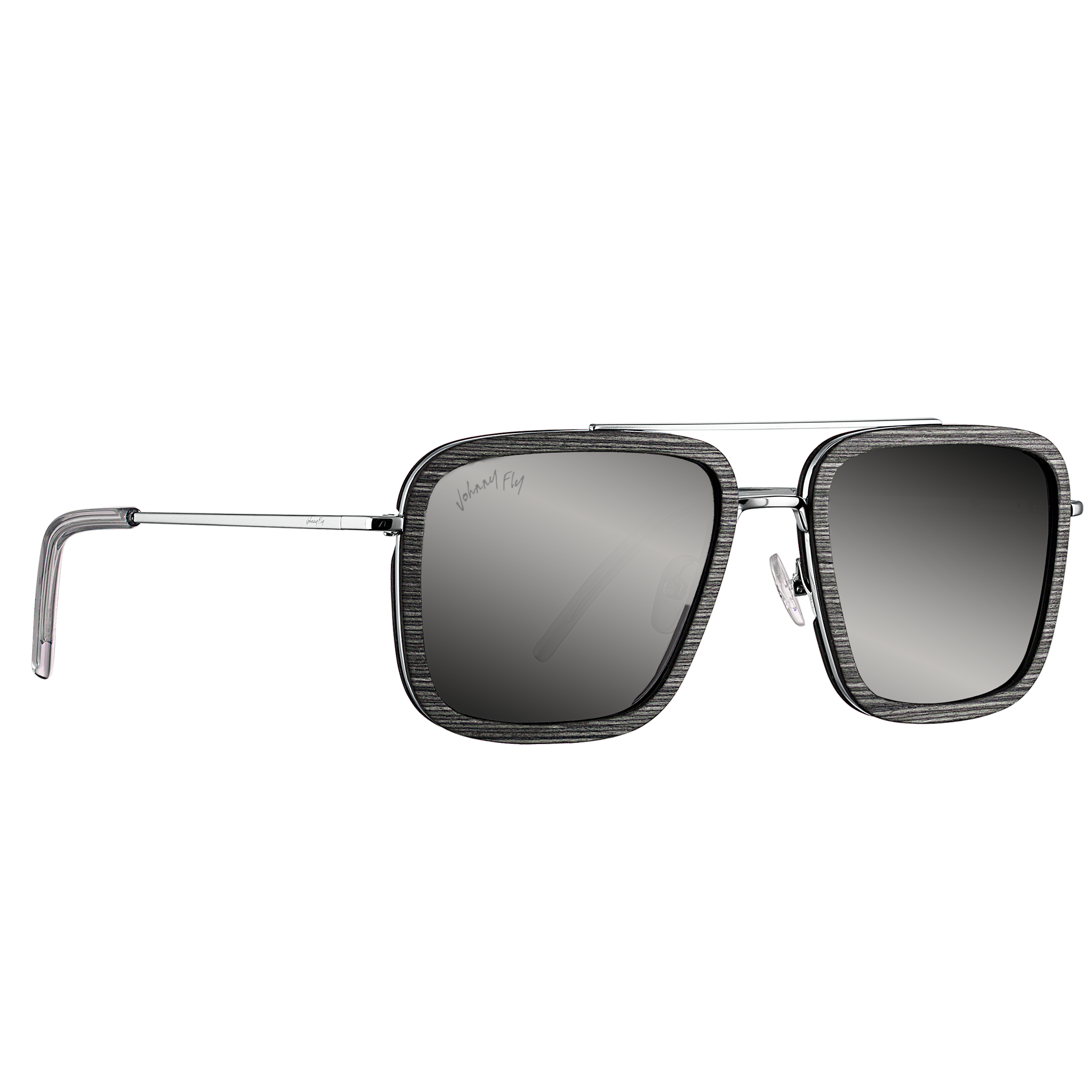 LAFORGE - Polished Nickel - Sunglasses - Johnny Fly Eyewear | 