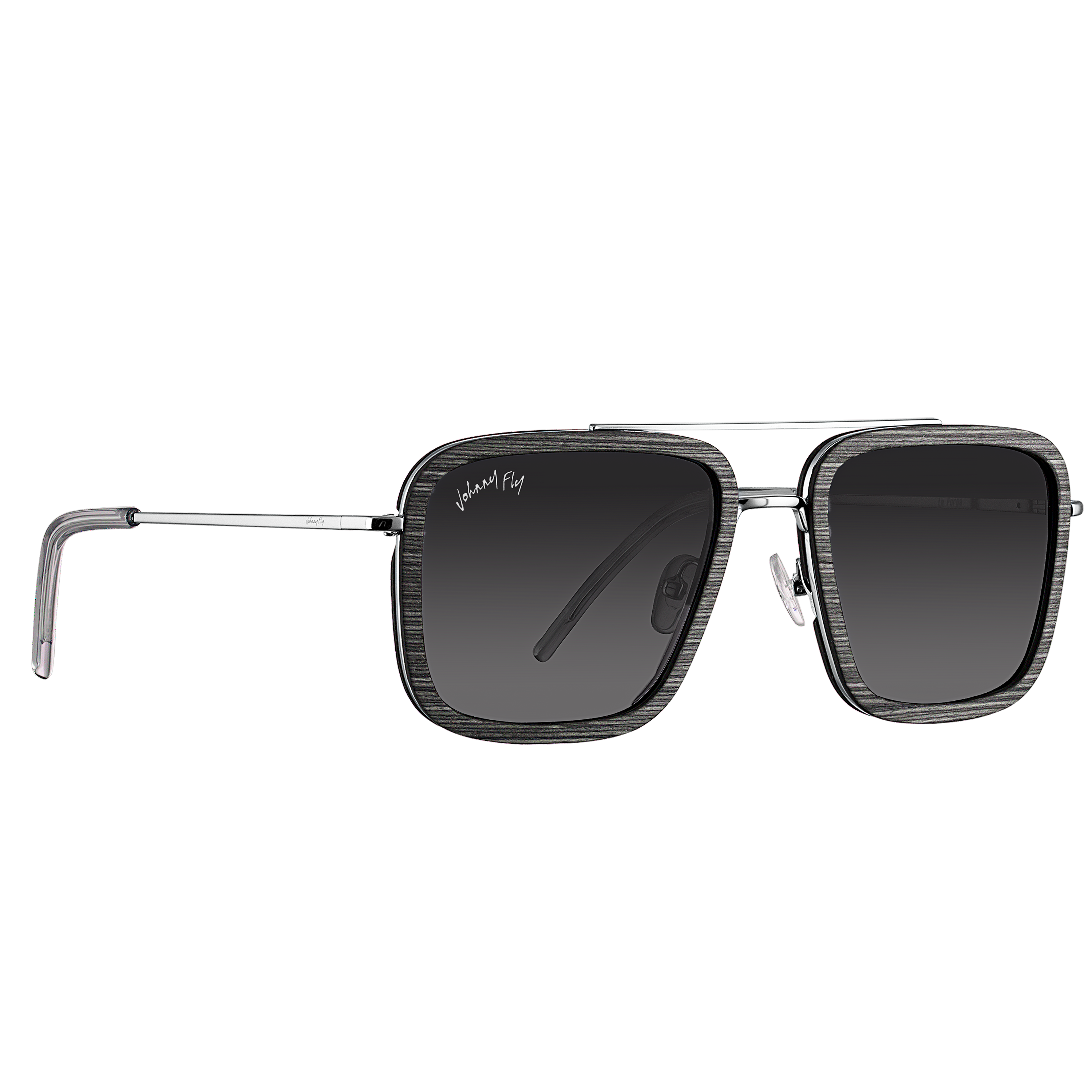 LAFORGE - Polished Nickel - Sunglasses - Johnny Fly Eyewear | 