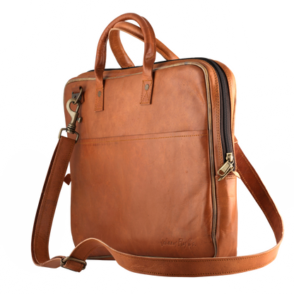 Laptop sling bag - Johnny Fly - Leather Bags