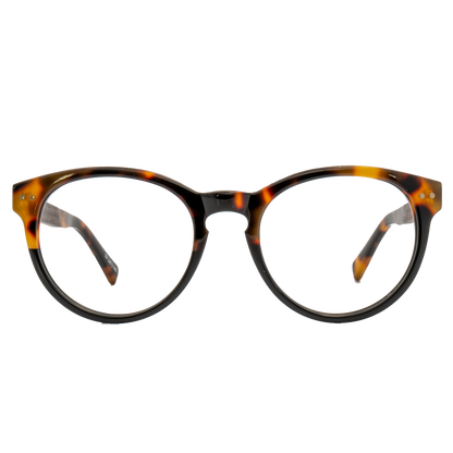 LATITUDE BLUGUARD - Split Gold Tortoise - Blue Light Glasses - Johnny Fly Eyewear 