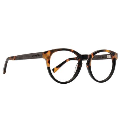 LATITUDE BLUGARD  - Split Gold Tortoise - Blue Light Reader - Johnny Fly Eyewear #color_split-gold-tortoise