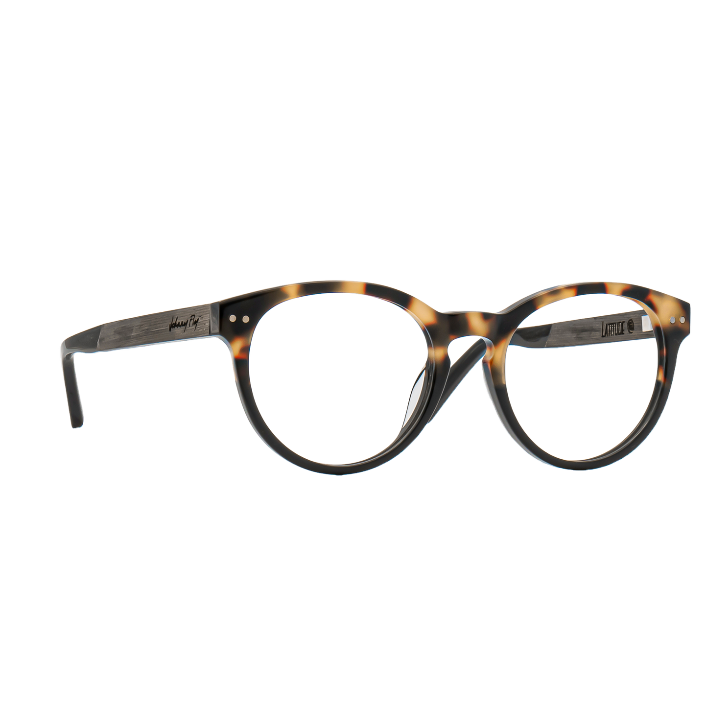 LATITUDE Frame - Split Gold Tortoise - Eyeglasses Frame - Johnny Fly Eyewear | #color_split-gold-tortoise