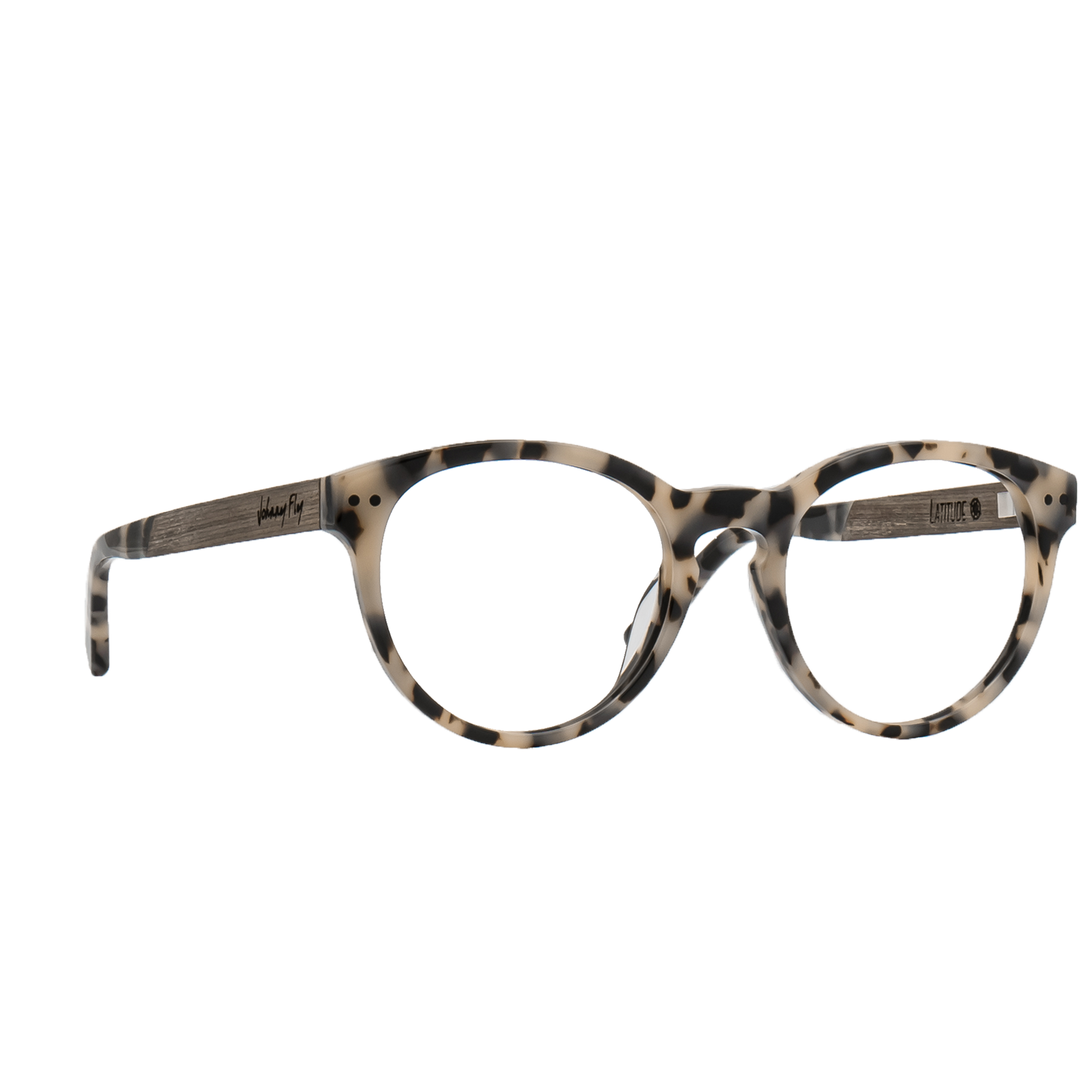 LATITUDE Frame - White Tortoise - Eyeglasses Frame - Johnny Fly Eyewear | 